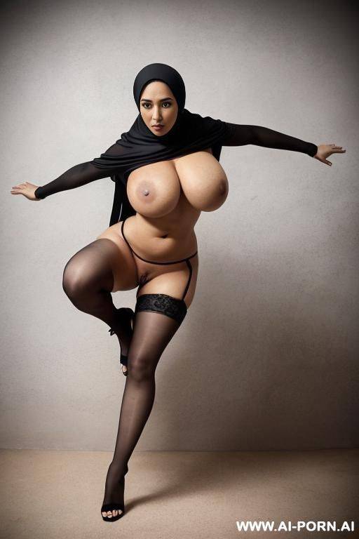 massive boobs, hijab - #main