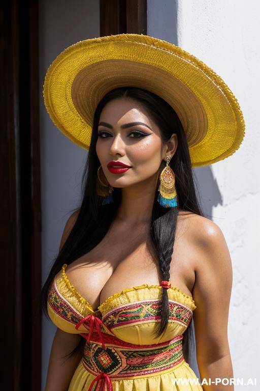 mexican, supermodel, bimbo, beautiful face, chicana makeup, super plump - #main