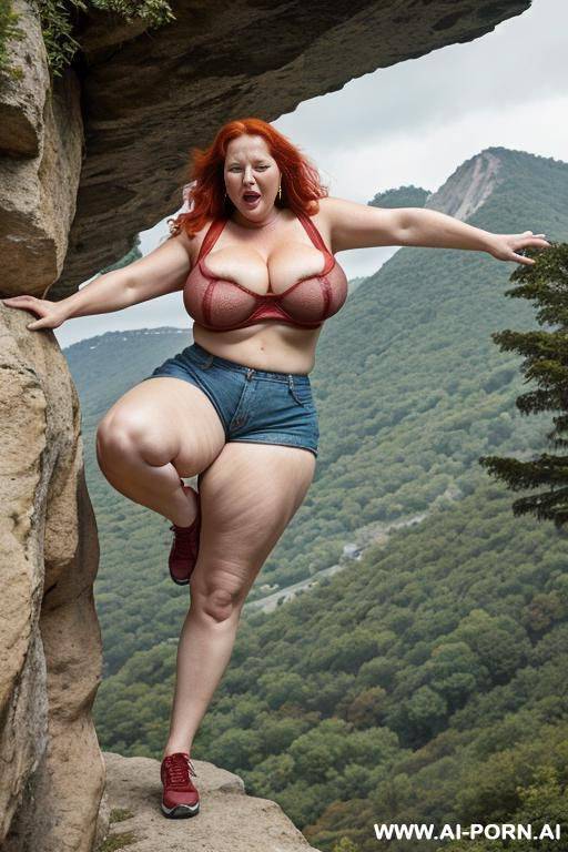 suburban mom, tight shorts, hiking - #main