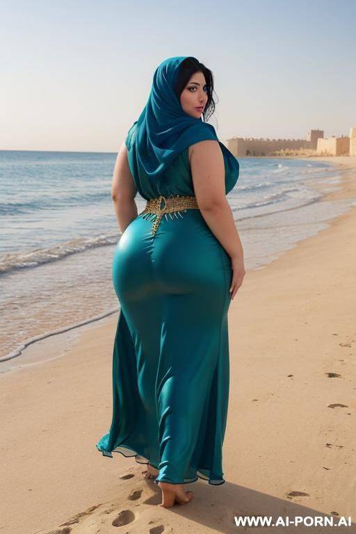 pretty face chubby naked big hips full body view oiled - #main