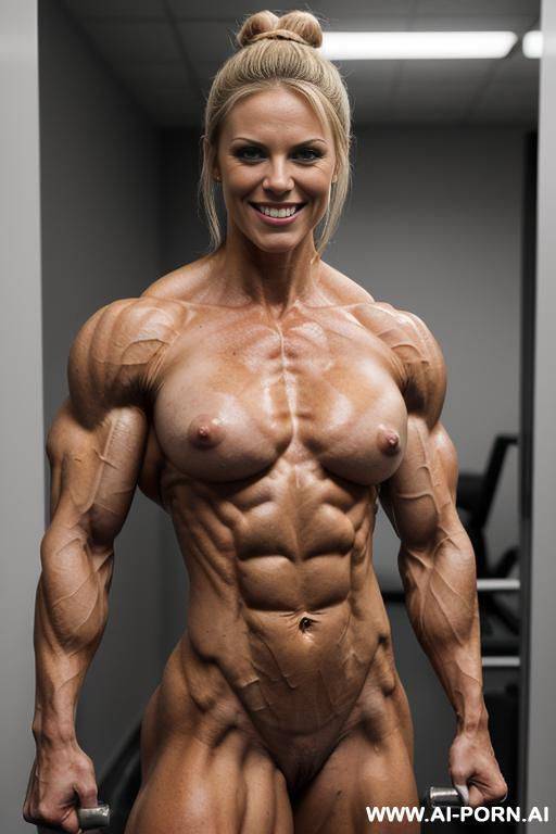 ((nude light finnish)), ((((nude real muscular short musclewoman bodybuilder woman ifbb sarah crail)))), (light makeup) , ((no breast implants)), ((nude))), ((no silicone)), ((topless)), (((short slender - #main