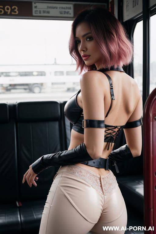 tight hard ass perfect pants low rise back dimple pants sexy wet ass pants no ass pockets round leather pants - #main