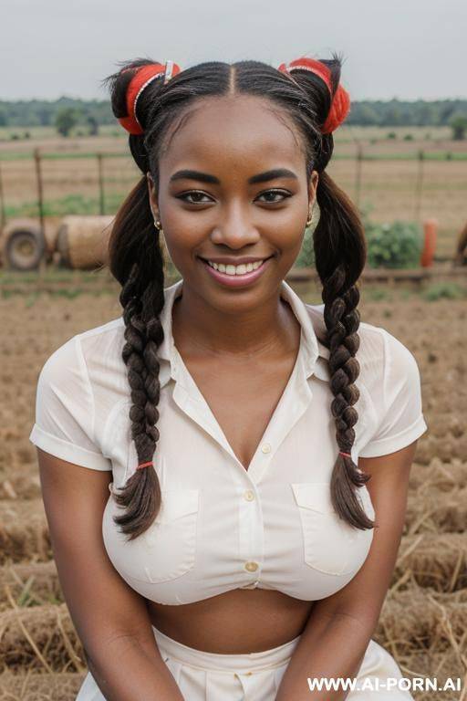 beautiful african, looking at viewer, perfect smile - #main