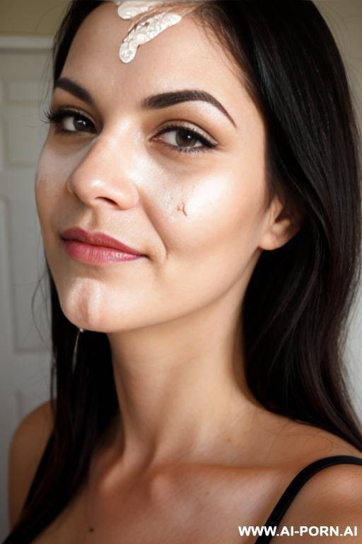 suburban mom, sour cream on face - #main