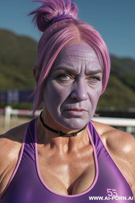 3 sexy orc female, purple skin - #main