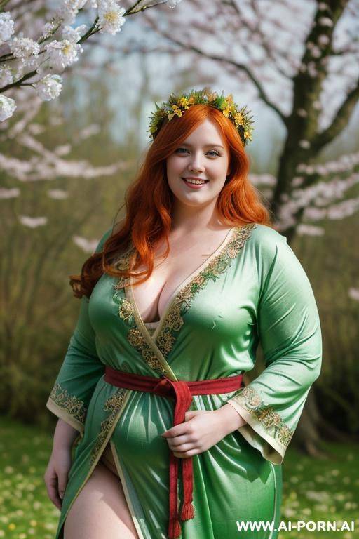 half body photo shot close up, about at blue lake, obese bbw curvy with love handless and tummy, she is 20 years old, wearing a sexy and hot ((red)) gartert belt lingeries. she is obese, standing with legs slightly apart. - #main