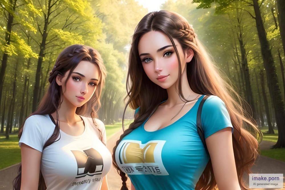 Single Girl, Standing, Teen 18+, Normal body, Brunette, Blue... - #main