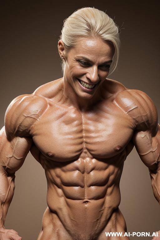 (((very pretty short topless very slender lean delicate bodybuilder woman ifbb pro))), (((very gigantic muscles like sarah crail ifbb))), ((very muscular very lean natural pec chest)), (((pretty womans - #main