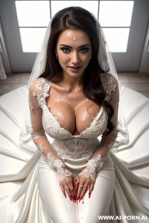 (((((cumslut, woman’s breasts and face drenched in cum))))) hud3 (((enormous perfect natural tits))); ((((sweater)))); beautiful blue eyes, athletic, flowing brown hair, ((((seductive loving perfect - #main