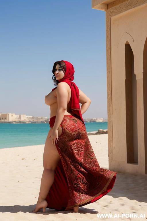 pretty face chubby naked big hips full body view oiled - #main