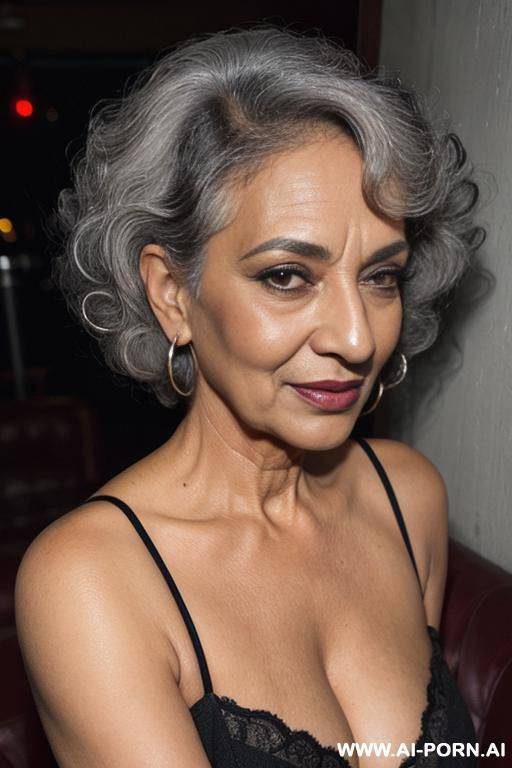 curly hair, natural boobs, teacher, seducingly eyes, seductive makeup, old mature mother, party, - #main