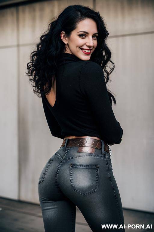 black jeans hip huggers - #main