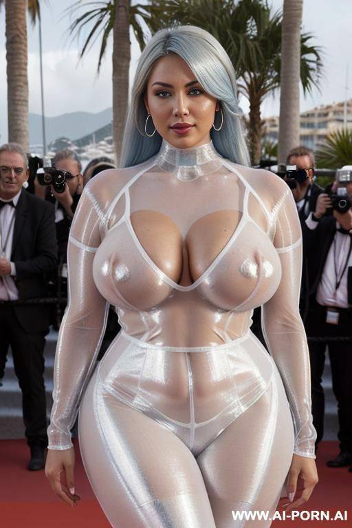 ultrarealistic naked body transparent seethrough design expensive nudity dress gown naked, naked pussy, naked saggy oversized breasts hanging - #main