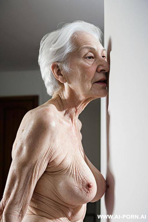 totally naked a very old woman. the last days of her life - #main