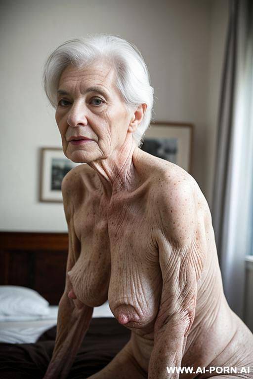 totally naked a very old woman. the last days of her life - #main