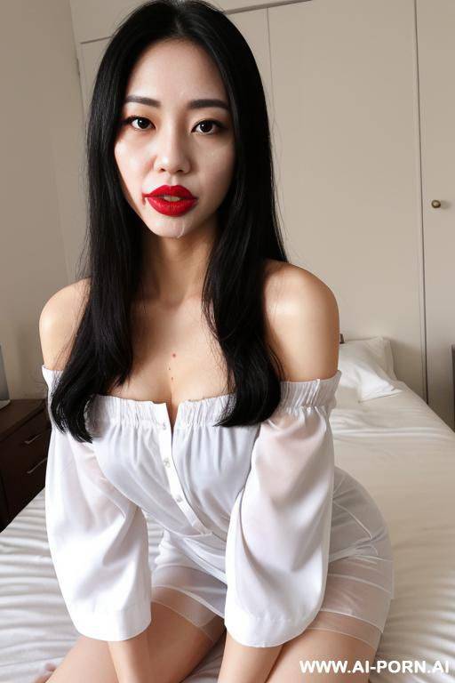 wear white tights, very cum dripping out pussy - #main