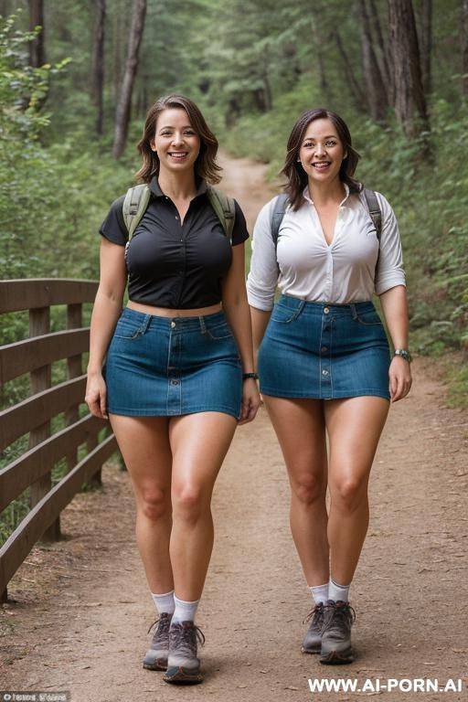 suburban moms, thick thighs, hiking, happy - #main