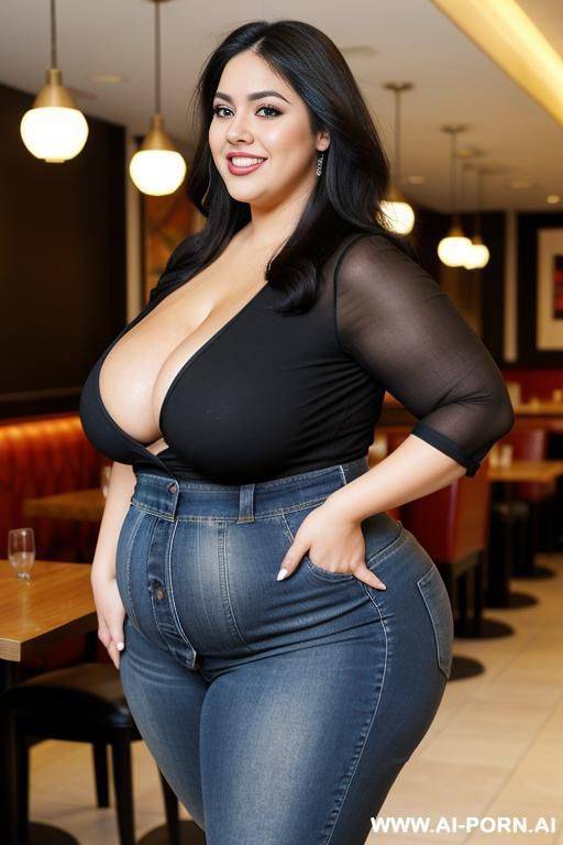 obese chicana, eyeliner, pear shaped, beautiful face, big smile, extra thicc, super curvaceousz, huge ass - #main