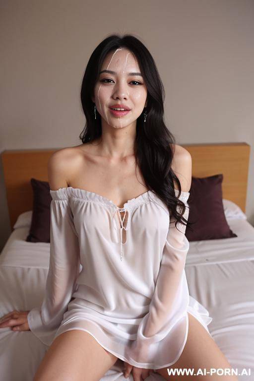 covered of cum, cum dripping out pussy, cum in body - #main