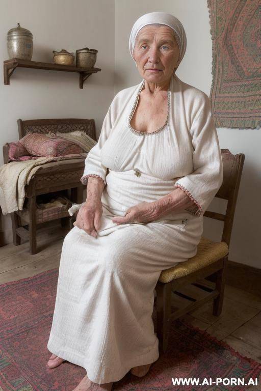an elderly ukrainian-farmwoman from a remote village in the ukraine is in a simple poor rural home. nightfall, the soft glow from a single light source gently illuminates the plainly furnished - #main
