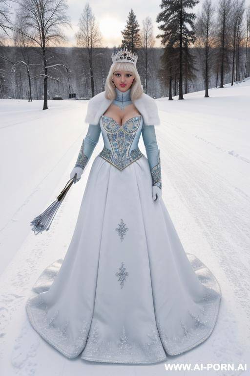 look down on russian snowprincess - #main