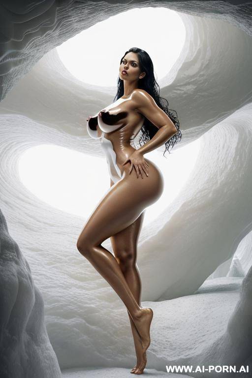 (((ultra-realistic))) (((heroic body pose))) (((ground level shot, low angel shot, full shot))) (((open legs))) (((beautiful goddess))) (((giant woman, extreme tall woman))) ((zebra skin)) (((tall figure, - #main