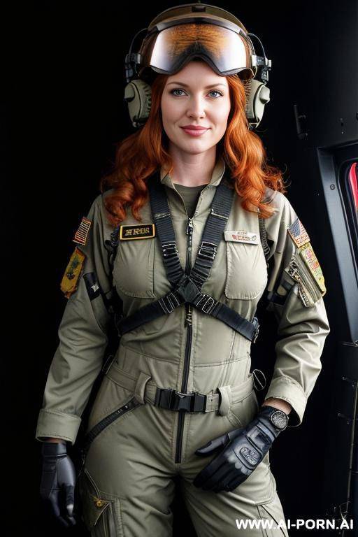 apache helicopter pilot suit, apache helicopter pilot coverall, ah 4 apache pilot suit, us army apache helicopter pilot helmet, with a military helicopter pilot helmet, in a helicopter base, us - #main