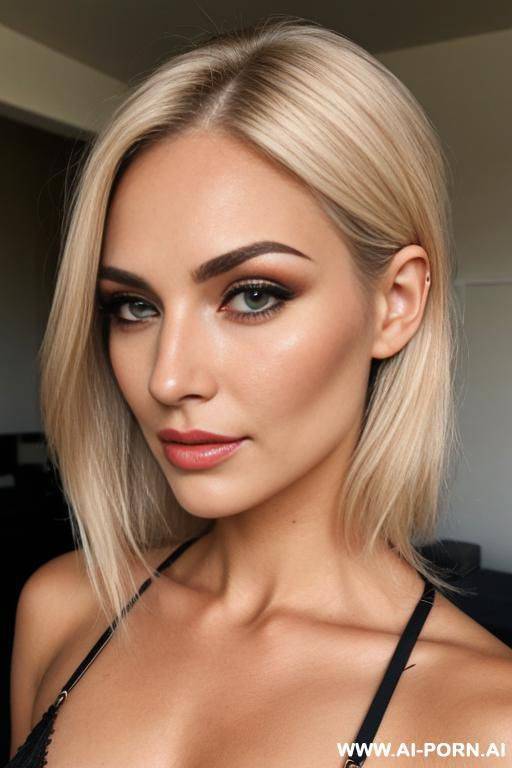 fit ash blonde with c cups roman nose prominent cheek bones - #main