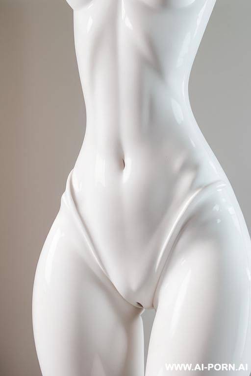 porcelain white skin turned into statue, partial zoom, very fit hourglass figure, extremely wide pelvis and hips, fit waist closeup zoom picture, porcelain statue, wide hips fit close zoom details, wide inner gap between legs, very wide crotch-gap - #main