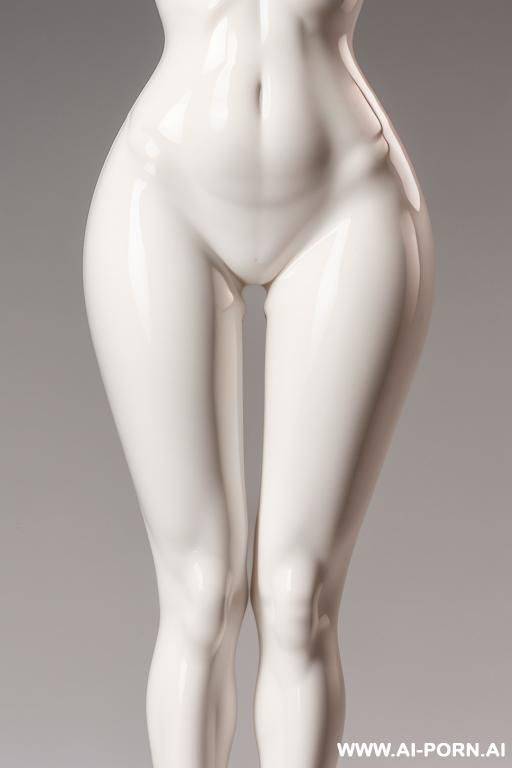 porcelain white nude statue, very fit hourglass wide figure, nude fit waist closeup zoom picture, porcelain statue, wide hips close zoom details, wide inner gap between legs - #main