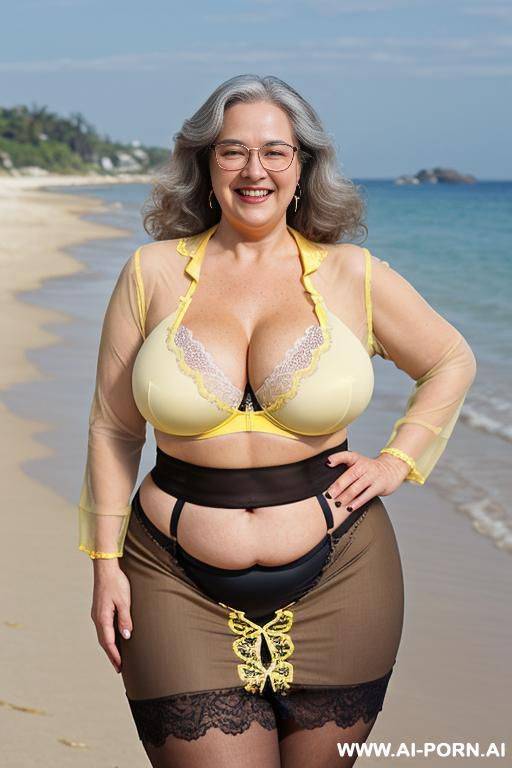 very old sexy gilf, open stance - #main