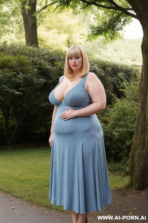 pale skin; very fat woman - #main