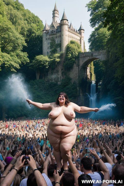 2 mature obese women , totally naked, - #main