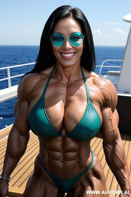 trans muscle woman with huge boobs green skin nude - #main