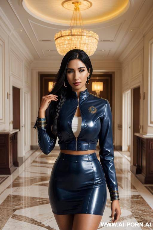 long sleeve crew neck blue crew neck shirt , ((kitchen)) ((large fancy texas mansion)), ((suburban mom)), ((higareda)), (gorgeous), beautiful eyes, (big full lips), (beautiful), (lean) ((photorealistic)) - #main