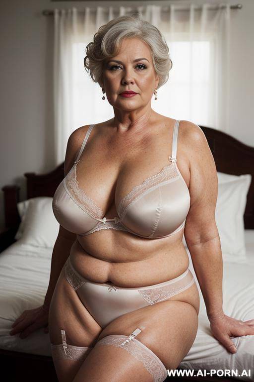 granny, chubby, lingerie, bedroom - #main