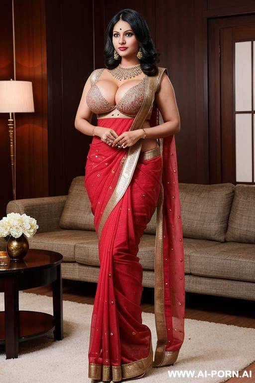 using a sari - #main