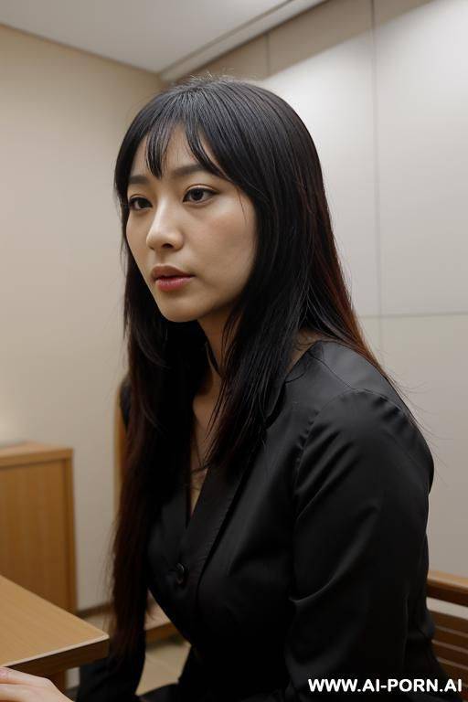 看起来非常非常像杨幂，中国女孩,五官面容完全复刻杨幂真人的容貌特征和经典表情神态，乌黑长发大波浪，中分无刘海，九头身的身头比例，身高1cm，体重kg，腿长0厘米，身材非常消瘦，非常骨感，锁骨非常明显，四肢非常细，腿的长度很长很细，屁股很瘦很小，上身很短，肩膀和后背很瘦很薄，完全赤裸，sex in missionary-style， - #main