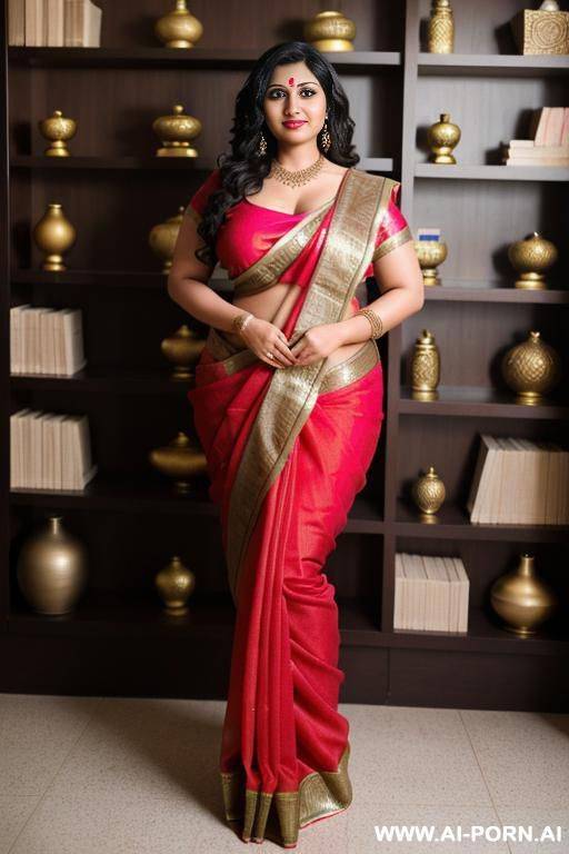 indian in saree - #main