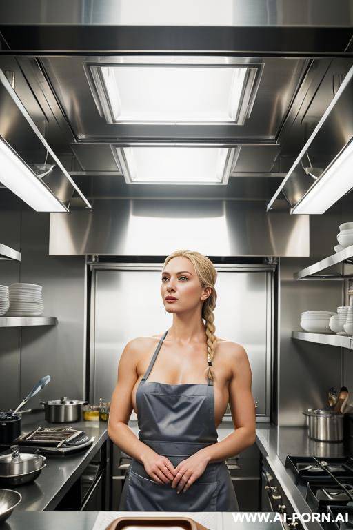 woman in an apron - #main