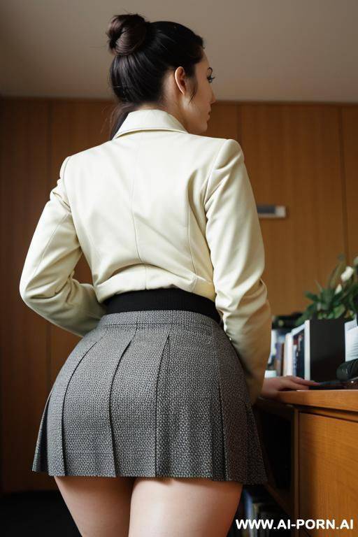 spreading her ass cheeks to reveal her anus - #main