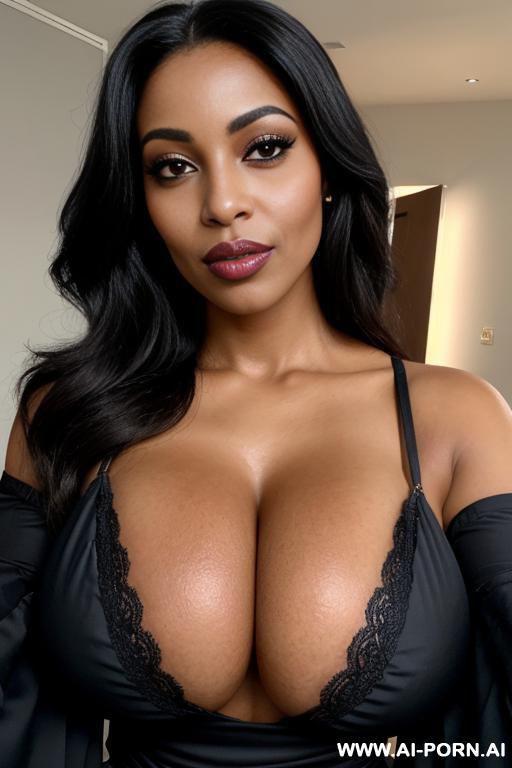 middle eastern, deep cleavage, (big lips) - #main