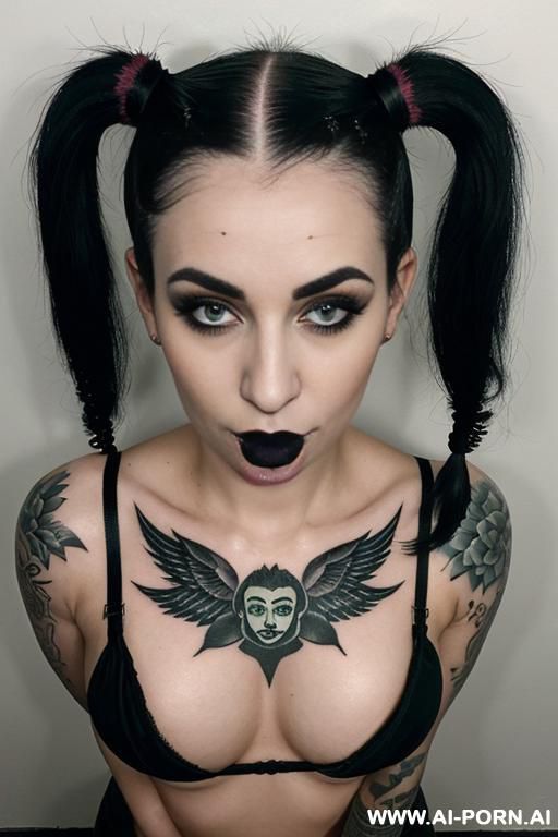 (black lipstick) tattoo woman - #main