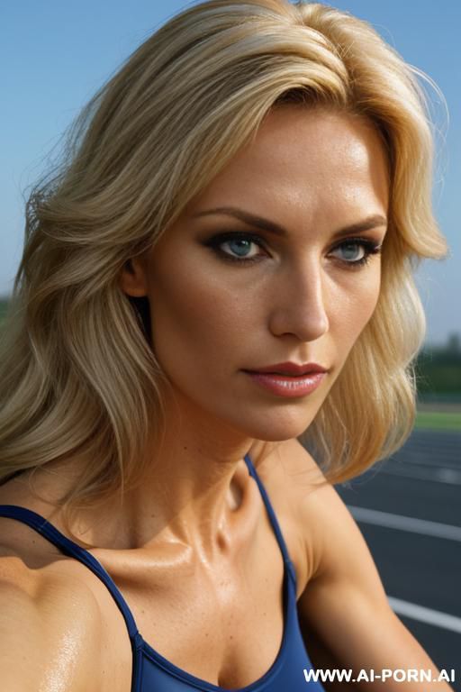 perfect body, miss milf universe, naked,, legs spread open,, seductive teasing stare, very dominant serious woman, german female, solo female, solo focus - #main