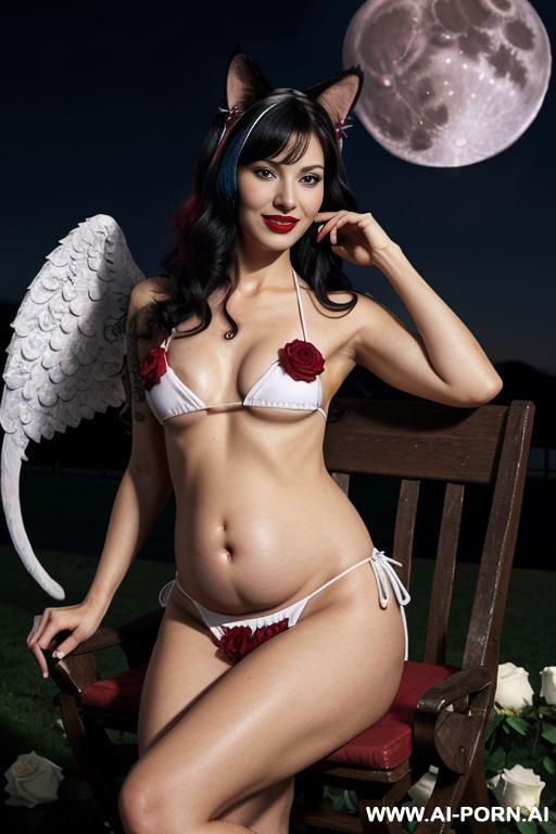 latina female secretary, long, straight black hair. sexy short dress and red lips. large nipples and a provocative yet gaze. lifting her skirt slightly. open legs 0. - #main