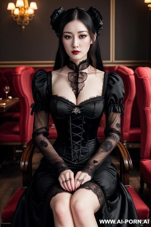 victorian style, princess, goth dress, lace dress , teaing - #main