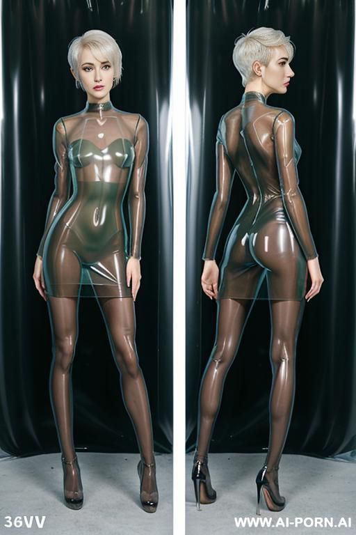 wet oil body wet oil body , beautiful face, beautiful skin, sexy pose , (((plastic pvc dresses see through a line transparent))) (((plastic pvc dresses see through a line transparent))) - #main