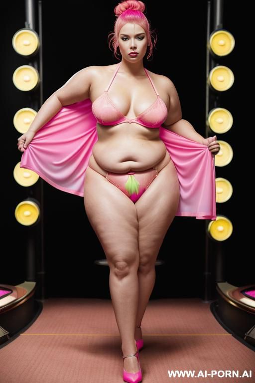 half body photo shot close up. about at classroom. a ((british obese)) fat bbw redhead, thick with love handless and medium tummy. wearing a black sexy and hot tape. dynamic angle. (((dynamic angle))) - #main