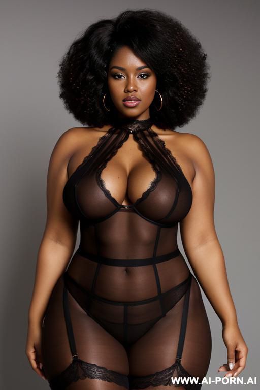 hero black woman with her extra huge afro - #main
