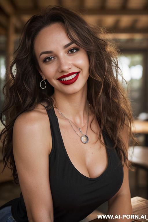 fantastic perfect icelandic blond perfect busty perfect hairy pubic model, smiling, short hair, long hanging down droopy tits, (twins) - #main